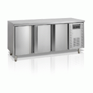 Table réfrigérée positive 3 portes GN1/1 402 L - SS304 | Tefcold - CK7310/-SP