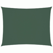 VidaXL Voile de parasol tissu oxford rectangulaire 3x4,5 m vert foncé Modèle Balcon Lambda Prime - vert 135486