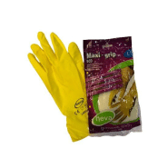 100 paires de gants de ménage jaune éco réutilisables - GLTCTEJN-IM04/REU_0