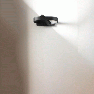 Applique murale en métal noir, lampe LED 6 W réglable avec température de couleur sélectionnable (3000 K, 4000 K, 6000 K), design moderne - Perenz