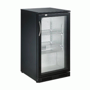 Arrière bar réfrigérée noir 1 porte l500 7455.1300 COMBISTEEL