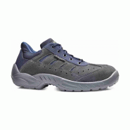 Base - Chaussures de sécurité basses en cuir velours gris et bleu COLOSSEUM S1P http://carbonn.Fr/img/co/390.Jpg Taille 44 - 44 matière synthétiqu