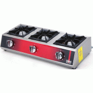 Cuisinière professionnelle à gaz 3 feux Série E-Line - Gasfrit - inox GFD4 Cuisinière professionnelle à gaz 3 feux Série E-Line - Gasfrit - inox GFD4