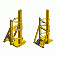 Dérouleuse de Grillage GRX MP pour Mini-pelle - Rouleaux jusqu'à 2,50 m de hauteur et 800 mm de diamètre_0