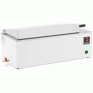 Helloshop26 - Bain marie thermostaté numérique de laboratoire chauffage doublure en acier inoxydable 36 litres 100 °c 600 x 300 x 14_0008291 - inox