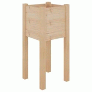 Helloshop26 - Jardinière bac lit surélevé plantes fleurs terrasse jardin d'extérieur 31 x 31 x 70 cm bois de pin massif marron 02_0038543 - 300021 Helloshop26 - Jardinière bac lit surélevé plantes fleurs terrasse jardin d'extérieur 31 x 31 x 70 cm bois de pin massif marron 02_0038543 - 300021