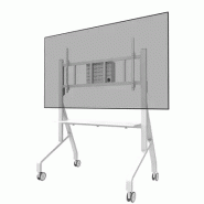 Neomounts FL50-575WH1 Support au sol mobile pour écran 65-110" - installation rapide - TàV
