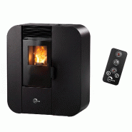 Poêle à granulés Etanche Slim Astral 9,4 kW Noir Sannover - noir GRPL26010094BSA