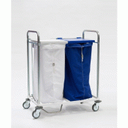 Porte sacs démontable 2 sacs fabriqué en France - PTSACCVD-DN01
