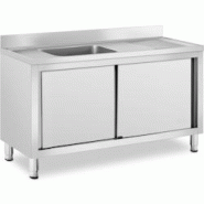 Royal Catering - Royal Catering RC-IKS05 Plonge En Inox Professionnelle Sur Meuble Bas Armoire Placard Avec Évier Acier Inoxydable (1 bac : 500 x - i Royal Catering - Royal Catering RC-IKS05 Plonge En Inox Professionnelle Sur Meuble Bas Armoire Placard Avec Évier Acier Inoxydable (1 bac : 500 x - i
