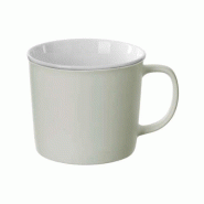 Secret de Gourmet - Tasse Nature en porcelaine vert menthe 38 cl - vert porcelaine JJ1069