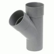 Te 87°30 PVC EU MF à coller - Référence 01TS87M032 - Diamètres disponibles: 032 à 315 mm Te 87°30 PVC EU MF à coller - Référence 01TS87M032 - Diamètres disponibles: 032 à 315 mm