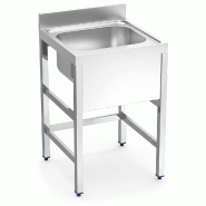FRICOSMOS Evier avec support 1C 700x600x850 mm. Dimensions de la cuve 500x500x300 mm. - inox 054802OST