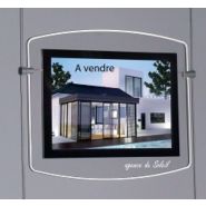 Ovalie - porte affiche led - displaylight - format a3