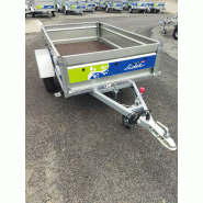 Remorque bagagère Lider BAG 205 - PTAC : 500Kg - 1 essieu - 205 x 122 cm - Référence -MT3515-35-2