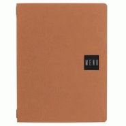 Set 12 porte-menu A4 Stil Casa, polyuréthane, 24,3x31,6 cm, 3 enveloppes plastiques, élastique, désert saffiano. - PM2C-SADE-MNSN Set 12 porte-menu A4 Stil Casa, polyuréthane, 24,3x31,6 cm, 3 enveloppes plastiques, élastique, désert saffiano. - PM2C-SADE-MNSN