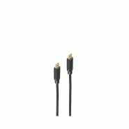 Shiverpeaks Câble PRO Série II USB 3.1, mâle C - mâle C, 1 m - noir 4017538088369 Shiverpeaks Câble PRO Série II USB 3.1, mâle C - mâle C, 1 m - noir 4017538088369