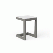Table basse Posidonia en C - fumé
