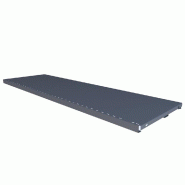 Tablette monobloc pour gondole GP25 anthracite L133xP30cm