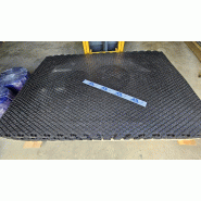 Tapis Caoutchouc Clipsable pour Écurie - 23 mm