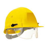 Casque de chantier avec lunettes intégrées VISIOCEANIC PTC03 - Réf. MO65123 - Coverguard