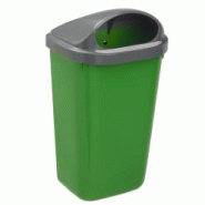 Corbeille murale XERIOS 50 litres - Vert / Gris_0
