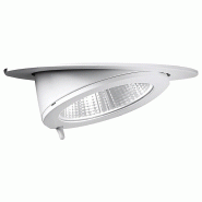Downlight Encastré Orientable Loop Led 30W 3000K 36° Ip20 Blanc - Spot À Cardan Cri90 À Haut Rendement Pour Intérieurs - Rossini Illuminazione -