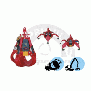 Grappin à ferraille aimant Euromec - PH pour camion grue et mini pelle de 1,2 à 12 tonnes