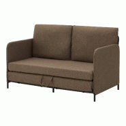Helloshop26 - Canapé fauteuil 2 places convertible 78 x 125 x 67 cm marron 03_0009129 - vert acier 3000224523979