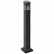 Helloshop26 - Cendrier extérieur sur pied café hôtel restaurant verrouillable 21,5 x 21,5 x 120,5 cm acier inoxydable gris foncé 14_0008559 - 3000 Helloshop26 - Cendrier extérieur sur pied café hôtel restaurant verrouillable 21,5 x 21,5 x 120,5 cm acier inoxydable gris foncé 14_0008559 - 3000
