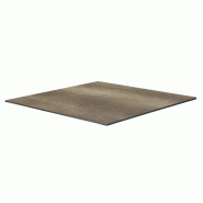 Oviala Business Plateau de table stratifié 70x70 cm chêne fumé - marron 113423