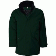 Parka de travail - Doublure matelassée - Vert foncé - Taille XS - Kariban - Polyester Parka de travail - Doublure matelassée - Vert foncé - Taille XS - Kariban - Polyester