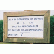 Petit panneau cadre Bois