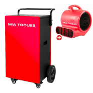 Pack déshumidificateur industriel 90L/Jour BDM90N + ventilateur sécheur de sol RV380 - MW Tools BDM90NSETR Pack déshumidificateur industriel 90L/Jour BDM90N + ventilateur sécheur de sol RV380 - MW Tools BDM90NSETR