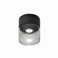 Zafferano Lens Plafonnier Led En Aluminium Moulé Sous Pression Gris Foncé 6.5W 3000K Ip65 - Solution D'Éclairage Polyvalente Pour Extérieurs Et In