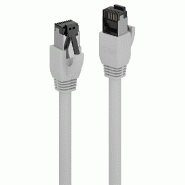 LINDY 47431 - Câble réseau Cat8.1 S/FTP (S-STP) RJ-45 mâle/mâle - 0,5 m - Gris LINDY 47431 - Câble réseau Cat8.1 S/FTP (S-STP) RJ-45 mâle/mâle - 0,5 m - Gris