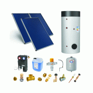 Astrea Pack C - CESI : 3 capteurs solaires fixation toiture plate + ballon ECS 300L double échangeur - Thermador - PSOLECSPDCP33TP Astrea Pack C - CESI : 3 capteurs solaires fixation toiture plate + ballon ECS 300L double échangeur - Thermador - PSOLECSPDCP33TP