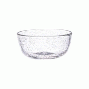 Coupelle Bullée transparent 12 cm x6 -  Rond Verre Table Passion 12x12 cm - transparent verre 3106233021007