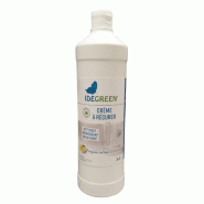 Crème à récurer parfum citron RESPECT'HOME - Bidon 1l - IDEGREEN - 3700143695336