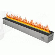 Divina Fire Cheminée Électrique 3D Avec Application Et Vapeur D'Eau, Brûleur Intégré, 125 Pro-Line - gris 8055829982916