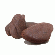 Galet schiste rouge 90+ - idéal pour aménagements paysagers et décoratifs