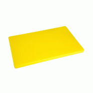 Grande planche à découper épaisse basse densité jaune | Hygiplas - HC884