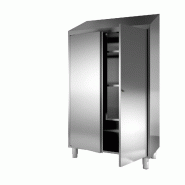 ITALCONCEPT L2G Armoire Haute Inox 304, Toit Pente, 2140 x 1000 x 700mm - 3616350003195