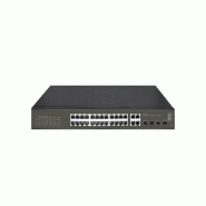 LEVELONE Switch Gigabit PoE Smart Lite Hilbert - 28 ports, dont 24 PoE et 4 Gigabit... - GES-2128P