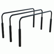 Street Workout DAMAPRO - Triple Dips - Équipement en acier galvanisé thermolaqué pour extérieur Street Workout DAMAPRO - Triple Dips - Équipement en acier galvanisé thermolaqué pour extérieur