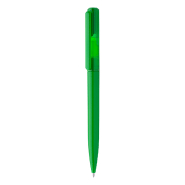 Stylo à bille en plastique - large clip personnalisable - encre bleue - couleur verte Stylo à bille en plastique - large clip personnalisable - encre bleue - couleur verte