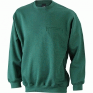 Sweat shirt de travail pour homme avec poche poitrine