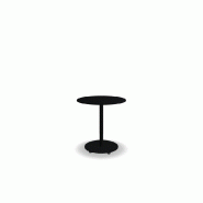 Table de café ronde 70x70 BOLT - noir