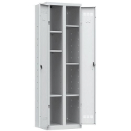 Vestiaire multiservices 2 portes serrure gris clair gris clair Vestiaire multiservices 2 portes serrure gris clair gris clair