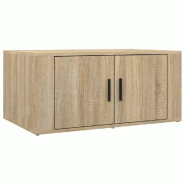 VidaXL Table basse Chêne sonoma 80x50x36 cm Bois d'ingénierie Modèle Sirius Prime - 816515